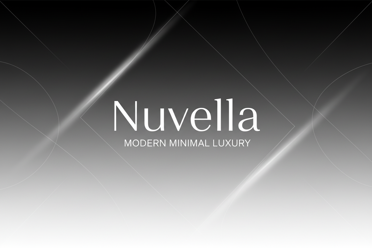 Nuvella Modern Black & White Wallpaper